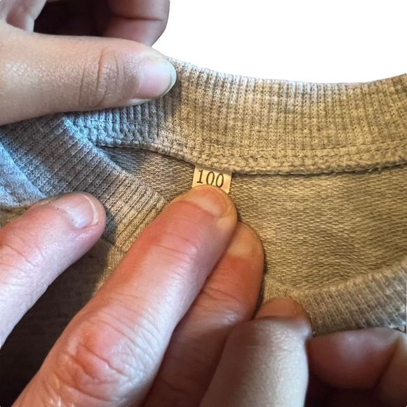 Little Girl’s Long Sleeved Shirt Size 3T 100 Gray Thin Sweatshirt Look Kid Life - Picture 5 of 6